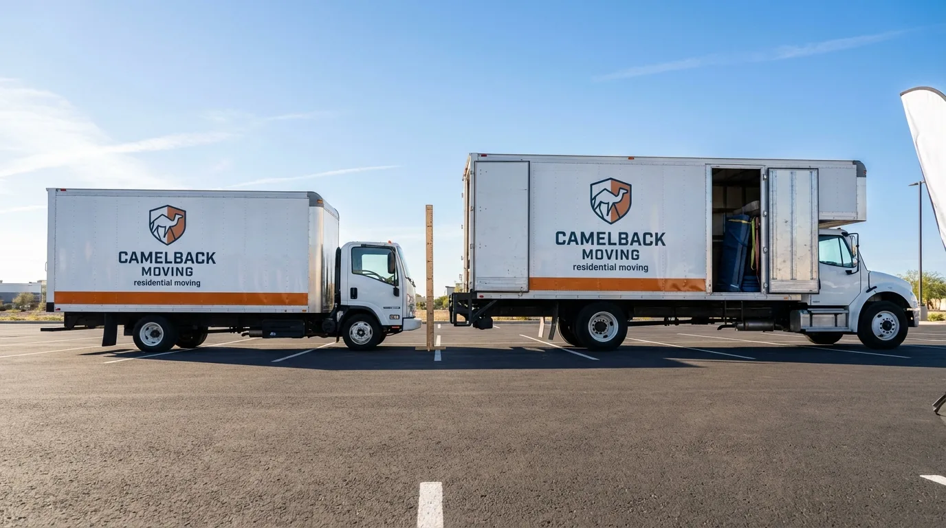 Moving truck size capacity guide in South Glens Falls